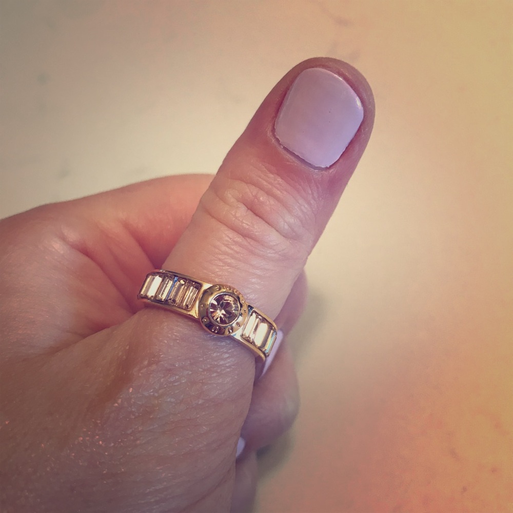 Henri Bendel rose gold ring size 8